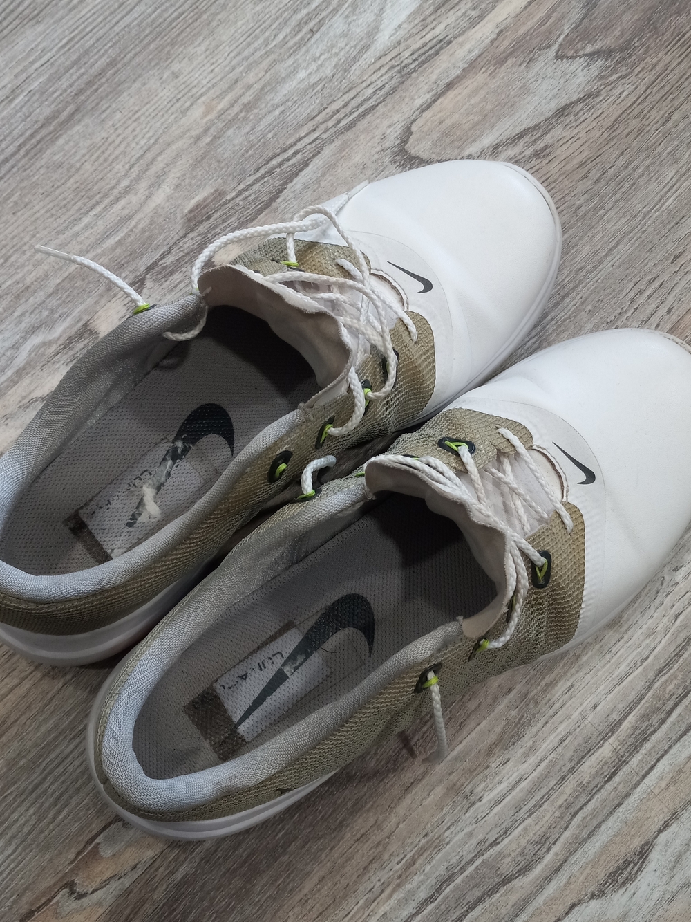 Nike Lunar Empress Lunarlon Woman Golf Shoes White/Gary Size 8 - Picture 9 of 15